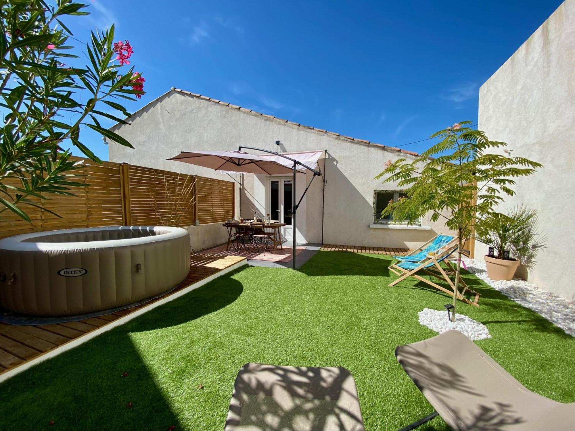 Apartment Tiny Harmony - Confortable Avec Jardin Et Jacuzzi Prives Pres D'aix En Provence Venelles